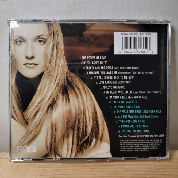 CD Celine Dion All The Way... A Decade Of Song - Greatest Hits - Picture 4 of 4